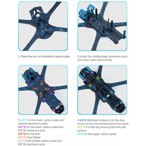 Châssis AxisFlying Manta 5 SE Squashed X